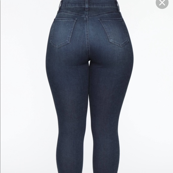 New Fashion Nova dark denim skinny jeans - Picture 6 of 10
